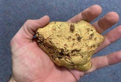 澳洲一男子用地下金属探测器发现1.4公斤金块，